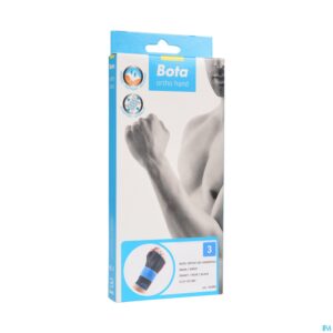 Packshot Bota Ortho Handpolsbandage 501 Zwart N3