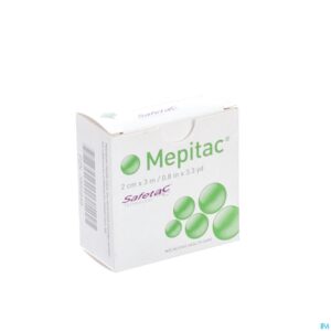 Packshot Mepitac Zachte Fixatietape Sil 2cmx3,0m 1 298300