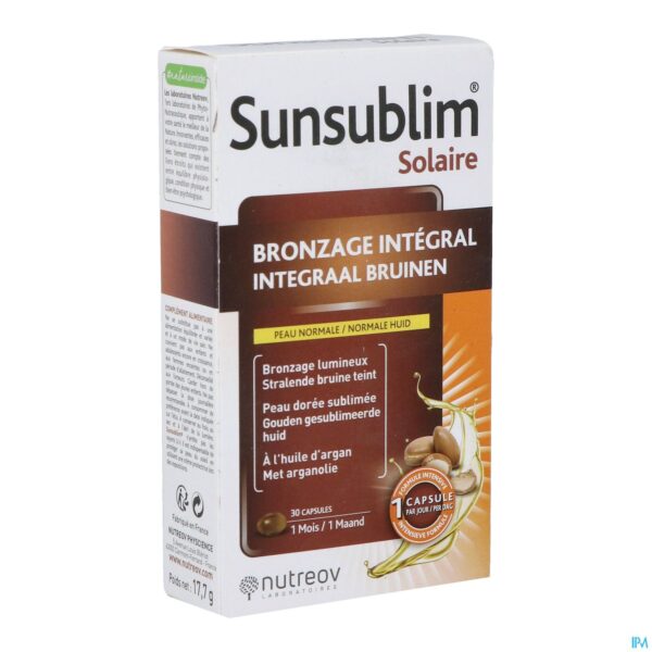 Packshot Sunsublim Integraal Bruinen Caps 30