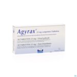 Packshot Agyrax 25mg Comp 50