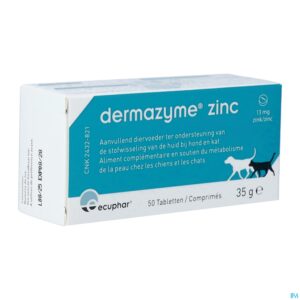 Packshot Dermazyme Zink Hond Comp 50
