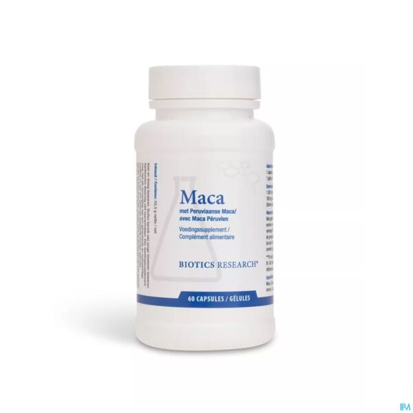 Packshot Maca Biotics Comp 60 Packshot Maca Biotics Comp 60