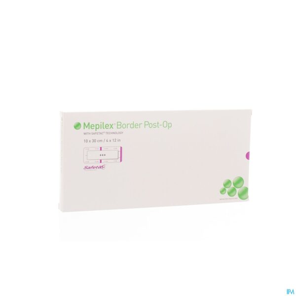 Packshot Mepilex Border Post-op Verb 10x20cm 5 496405