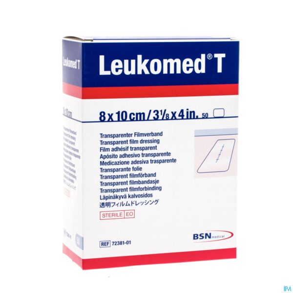 Packshot Leukomed T Verband Steriel 8,0cmx10cm 5 7238104