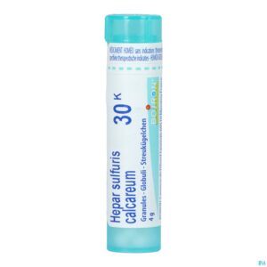 Packshot Hepar Sulfuris Calcareum 30k Gr 4g Boiron