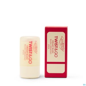 Productshot Purobio Twist&go Creamy Blush 04 Aardbei 5g Bio