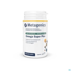 Packshot Omega Super Plus Pot Caps 90 19752 Metagenics