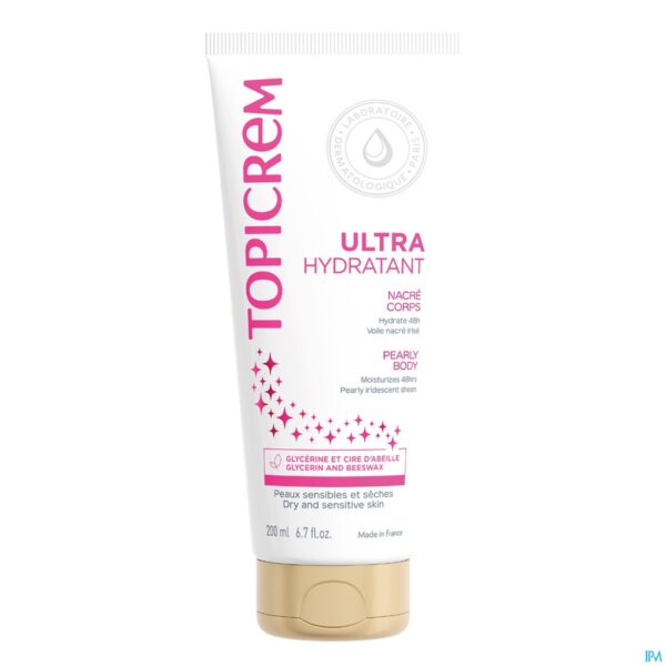 Packshot Topicrem Um Ultra-hydra Parelmoer Lichaam 200ml