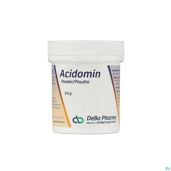 Packshot Acidomin Pdr Oplosbaar 150g Deba Packshot Acidomin Pdr Oplosbaar 150g Deba