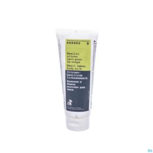 Packshot Korres Kb Lichaamsmelk Citroen Basilicum 40ml