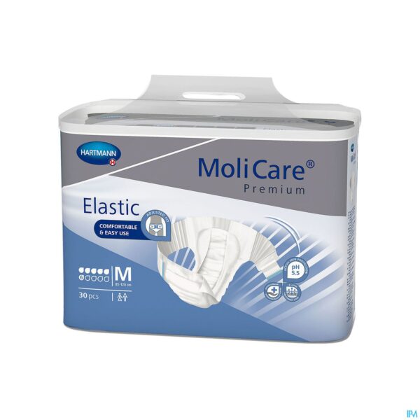 Packshot Molicare Pr Elastic 6 Drops M 30 P/s Packshot Molicare Pr Elastic 6 Drops M 30 P/s