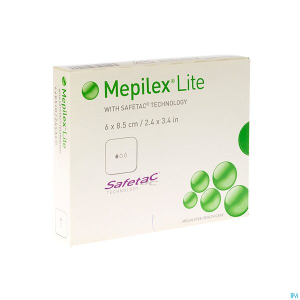 Packshot Mepilex Lite Dun Verb Sil Ster 6x 8,50cm 5 284000
