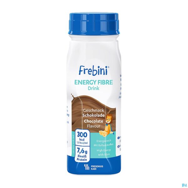 Productshot Frebini Energy Fibre Drink 200ml Chocolat/chocolade