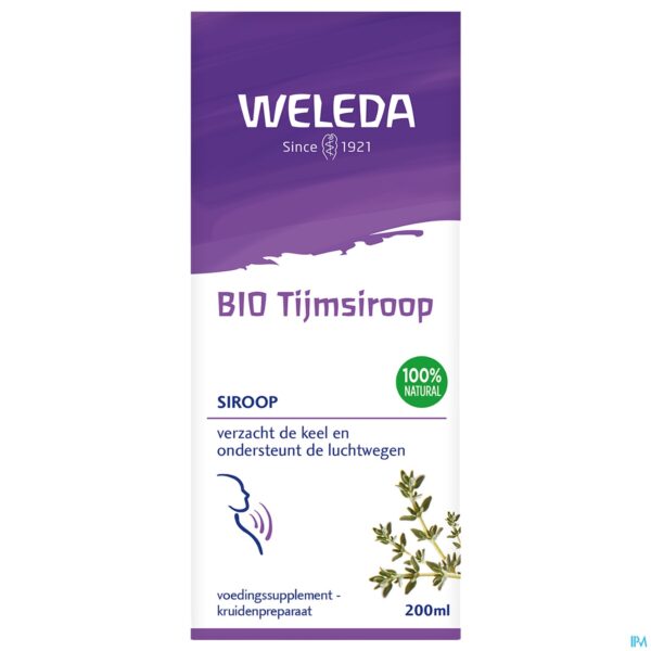 Packshot Weleda Tijmsiroop Bio 200ml