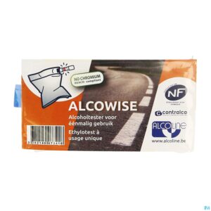 Packshot Alcowise Alcoholtester Eenmalig Gebruik