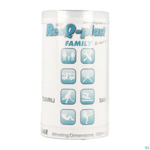 Packshot Resq-plast Family 4,5mx100mm Blauw 1