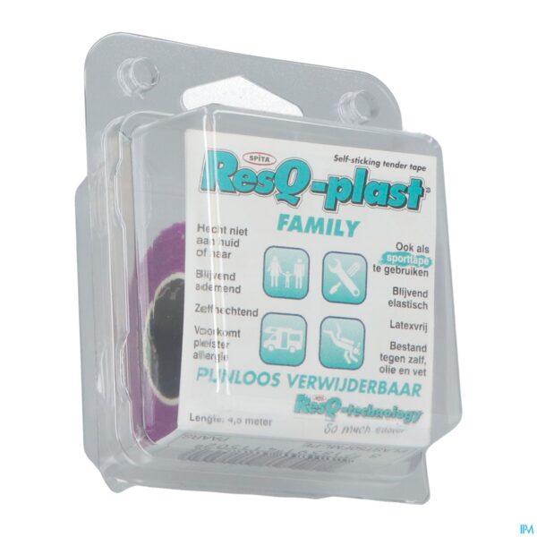Packshot Resq-plast Family 4,5mx50mm Paars 1