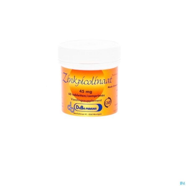 Packshot Zn Picolinat Comp 60x225mg Deba