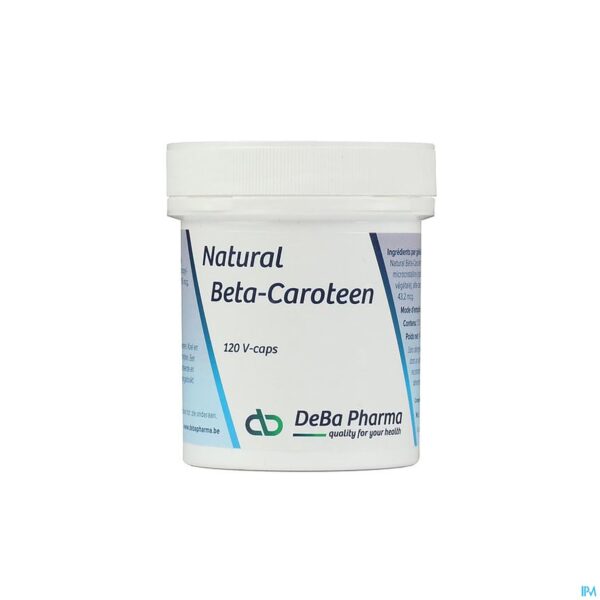 Packshot Beta Carotene Caps 120 Deba