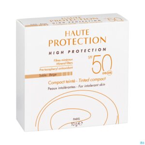 Packshot Avene Zon Compact Getint Spf50+ Zand 10g