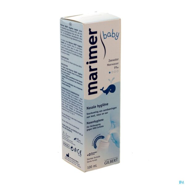 Packshot Marimer Baby Isotonisch Zeewater Spray 100ml