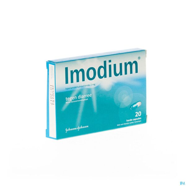 Packshot Imodium 2mg Impexeco Caps 20 X 2mg Pip