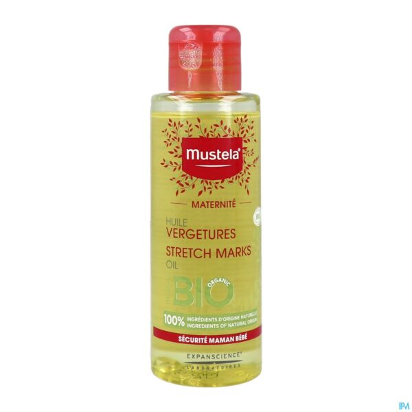 Productshot Mustela Mat A/striemen Olie 105ml