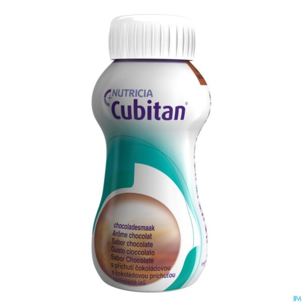 Productshot Cubitan Aroma Chocolat Flessen 4x200ml