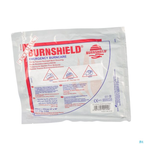 Packshot Burnshield Face Mask 20x45cm Covarmed