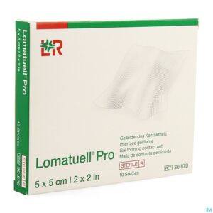 Packshot Lomatuell Pro Kompres Ster 5x 5cm 10 30870