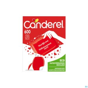 Packshot Canderel Navulpak Voor Dispenser Maxi Tabl 500+100