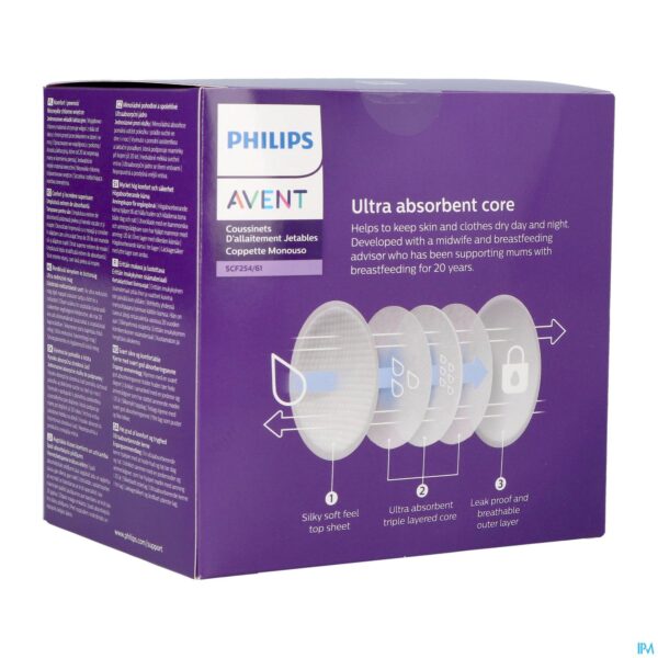 Packshot Philips Avent Borstkompres Dag/nacht 60 Scf254/61