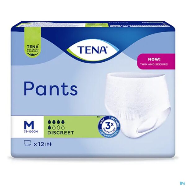 Packshot Tena Pants Discreet Medium 75-100cm 12 795732