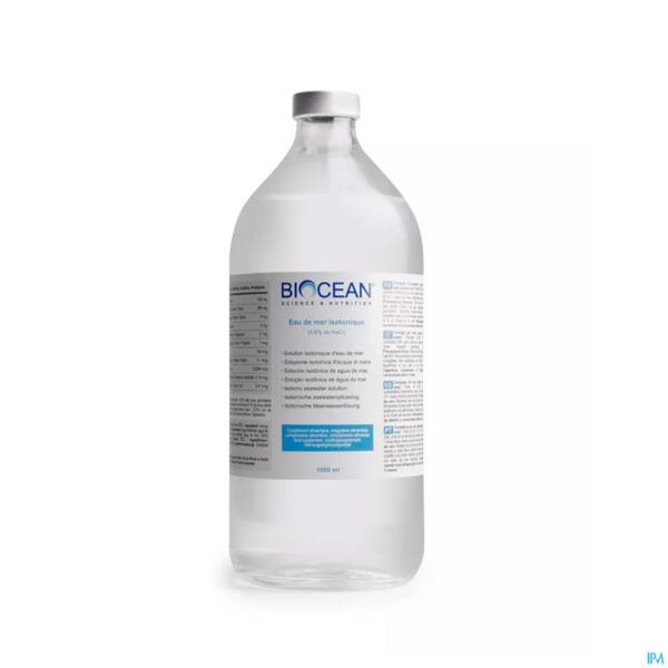 Packshot Biocean Isotonic Quinton Amp 1000ml