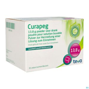 Packshot Curapeg 13,7g Poeder Voor Drank 30