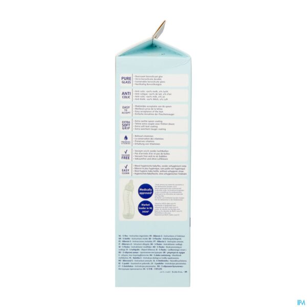 Packshot Difrax S-fles Natural Glas Roze 250ml