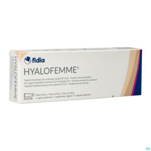 Packshot Hyalofemme Vaginale Gel + Applicator Tube 30g
