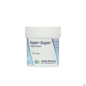 Packshot Koper Super Caps 60 Nf Deba