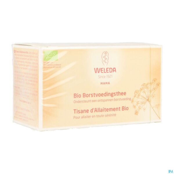 Packshot Weleda Borstvoedingsthee Bio Zakje 20x2g
