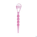 Packshot Miradent Tongschraper Deluxe Roze