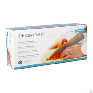Packshot Cova Detectiepleister Blauw 2x18cm Wtp 100 20180w