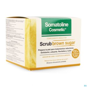 Packshot Somatoline Cosm. Exfolier.scrub Bruine Suiker 350g
