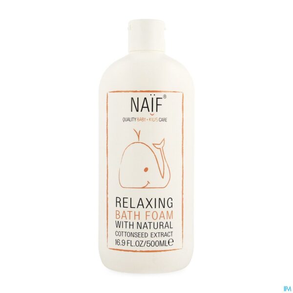 Packshot Naif Relaxing Bath Foam 500ml