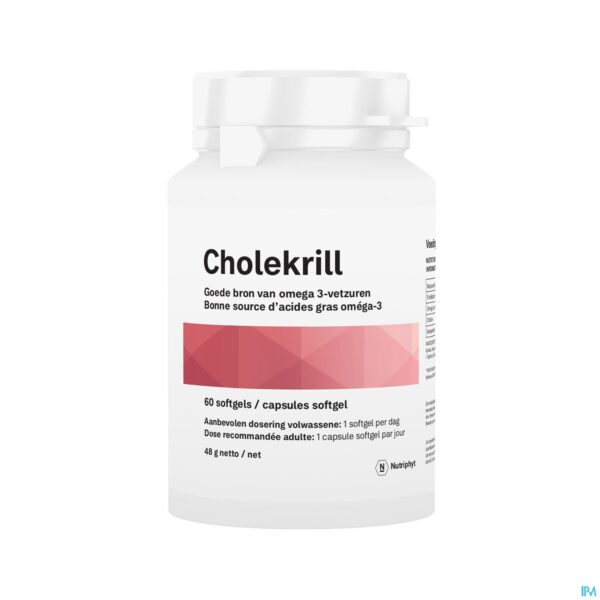 Packshot Cholekrill Pot Softcaps 60