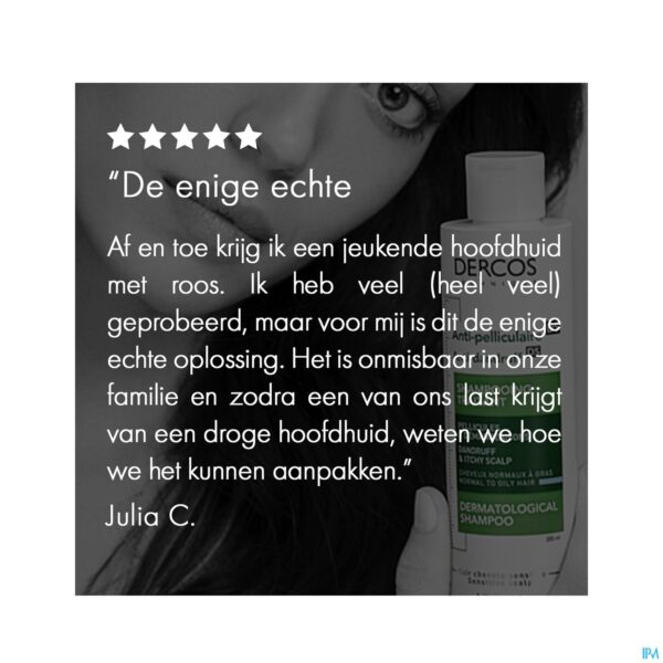Lifestyle_image Vichy Dercos A/roos Vet Haar Reno Sh 200ml