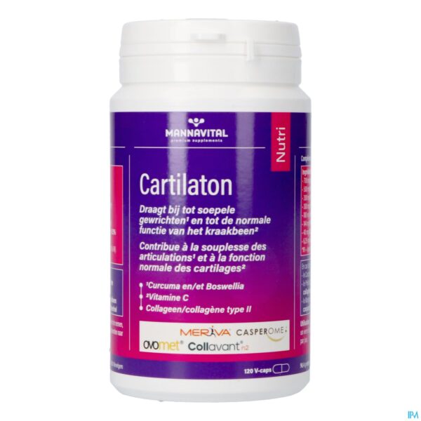 Productshot Mannavital Cartilaton V-caps 120