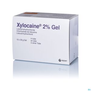 Packshot Xylocaine 2 % Gel 30ml 10 Tube