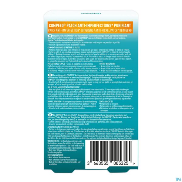 Packshot Compeed A/imperfections Zuiverend Patchs 7