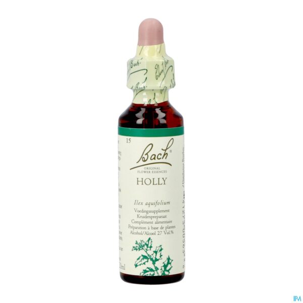 Packshot Bach Flower Remedie 15 Holly 20ml