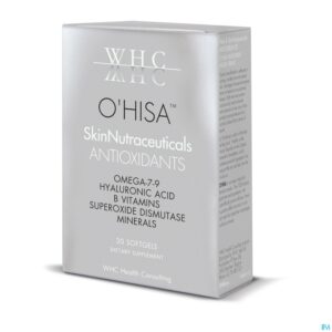 Packshot O'HISA SkinNutraceuticals Antioxidants Softgels 60